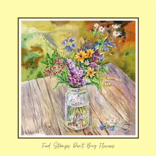 Caleb Montgomery, song titled, Food Stamps Don't Buy Flowers