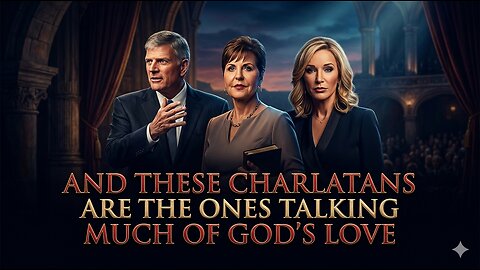 And These Charlatans Are The Ones Talking Much Of God's Love