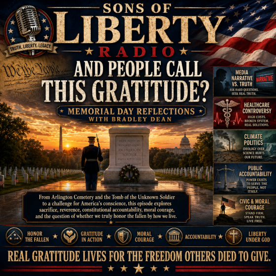 And They Call This Gratitude. Memorial Day Reflections with Bradlee Dean