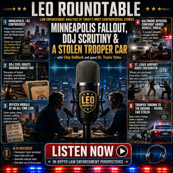 Minneapolis Fallout, DOJ Scrutiny and A Stolen Trooper Car