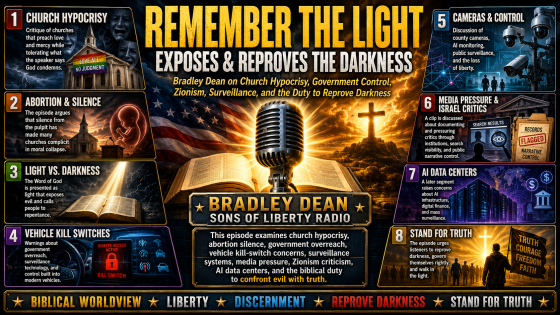 Remember The Light Exposes and Reproves The Darkness