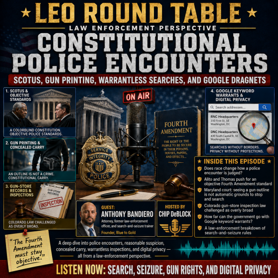 Scotus, Gun Printing, Warrantless Searches, and Google Dragnets