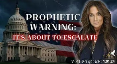 Prophetic Warning, It's About To Escalate