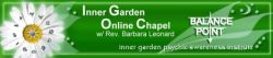 Inner Garden Online Chapel with Reverand Barbara Leonard, banner