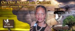 On One Accord with Carmen with Carmen Thomas Mitchell, banner