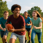 teens playing
