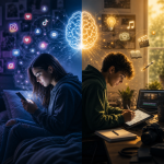 scrolling vs creation