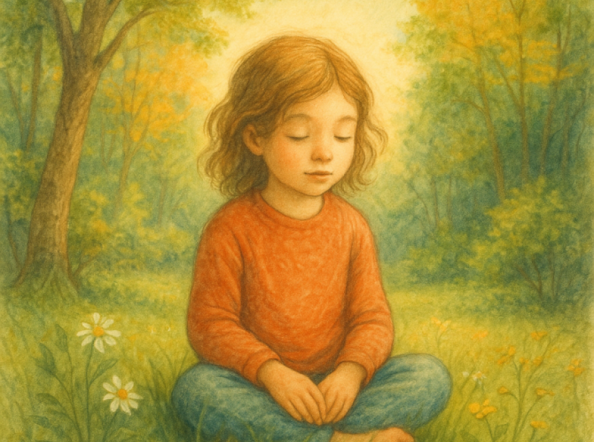 Child in nature