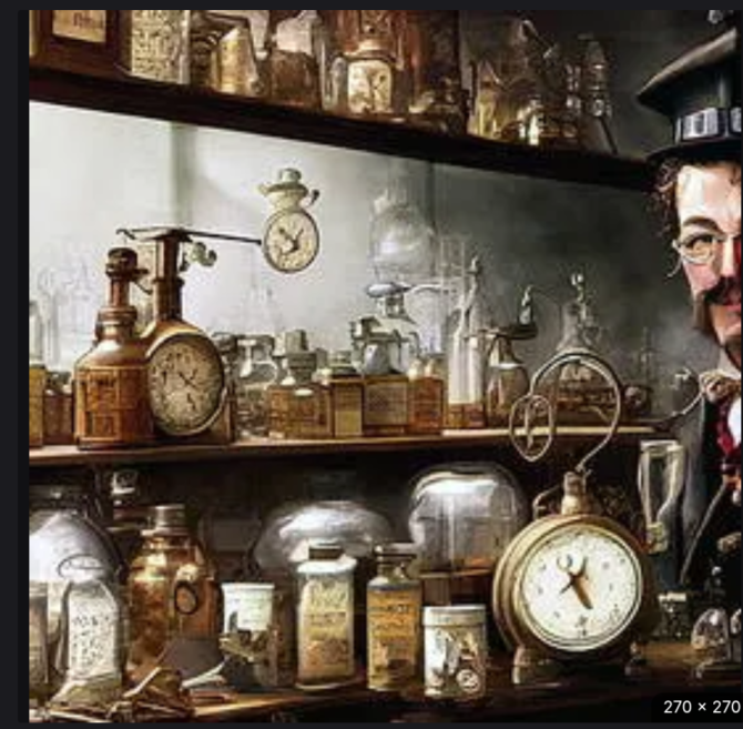 Grandpa's herbal store Victorian Apothecary