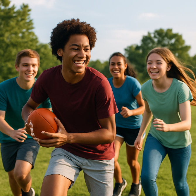Play is learning teens playing